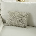 thumbnail image 4 of Nourison Luminescence Beaded Tassels Silver 10" X 14" Throw Pillow, 4 of 6