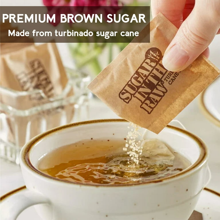 Sugar In The Raw, Natural Cane Sugar Packets, 5 Gram, 100 Count
