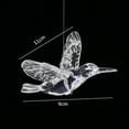 thumbnail image 2 of Acrylic Hummingbird Wedding Decor - Transparent Crystal Hanging Ornaments, Shatterproof UV-Resistant Bird Pendants with Glossy Finish & Easy-Hang String for Wedding Venues & Home, 4.33*3.54in, E, 2 of 3