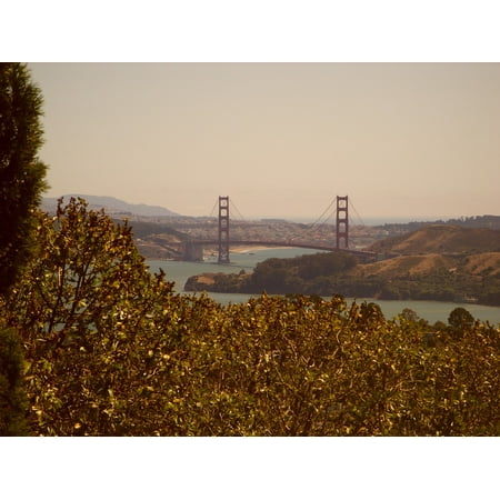 Canvas Print San Francisco Golden Gate Bridge Sights Stretched Canvas 10 x