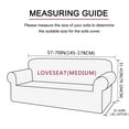 thumbnail image 4 of LOMYOLO Stretch Sofa Covers Spandex Non Slip Couch Sofa Slipcover Home Couch Cover for 2 Cushion Waterproof Wear-Resistant Furniture Protector Couch Covers for Dogs Pets Kids（Grey）, 4 of 7