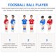 thumbnail image 2 of BRIGHTFUFU 11 PCS Jugador de reemplazo de futbolismo Foosball Player Football Player Football, 2 of 7