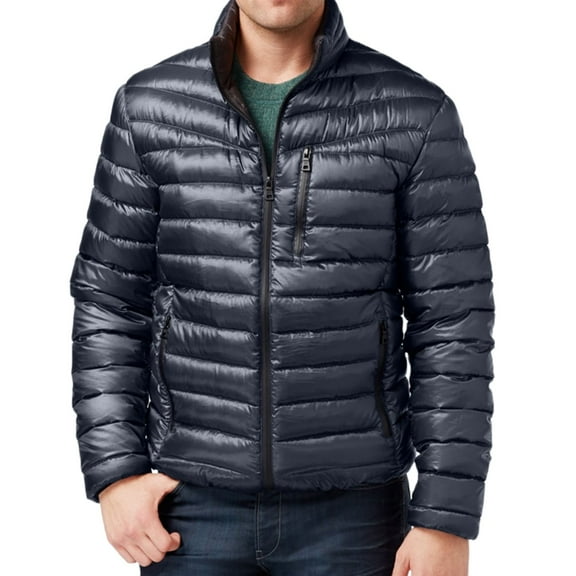 I.N.C Mens Down Puffer Jacket, Grey, XX-Large