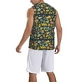 thumbnail image 2 of Naloa Colorful Hippie Basketball Jersey Reversible Men's Mesh Athletic Sports Shirts Training Practice S-4XLMedium, 2 of 6