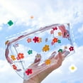 thumbnail image 4 of Hovilon Cute Cosmetics Bag Clear Makeup Case Organizer,Large Capacity Zippered Pouch Cartoon Portable Toiletry Bag Transparent Women Storage Bag With Zipper for Travel Office, 4 of 7