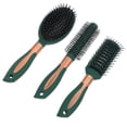 thumbnail image 1 of Set de herramientas para peinar el cabello con peine desenredante, cepillo curvo ventilado y masajeador de cuero cabelludo para mujer., 1 of 5