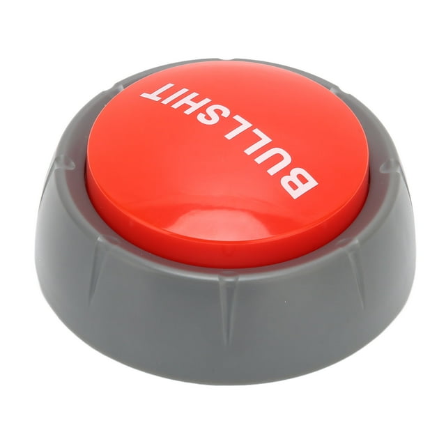 Game Show Buzzer, Press Type ABS Red Sound Button Pet Training For Study Office Home