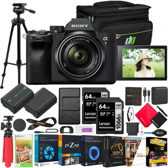 Restored Sony a7 IV Mirrorless Full Frame Camera Body with 28-70mm F3.5-5.6 Lens Kit ILCE-7M4K/B Official Sony USA Partner Model (Refurbished)