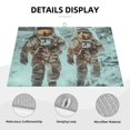 thumbnail image 3 of Yiaed Astronauts On Lunar Mission Print Highly Absorbent Microfiber Kitchen Counter Mat, Dish Drying Pad for Dishes, Utensils, Pots and Pans, Large 18" x 24", 3 of 7