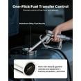 thumbnail image 4 of VEVOR Fuel Transfer Pump, 12V DC 15 GPM, Cast Iron Diesel Transfer Pump Kit, with Manual Nozzle, Discharge Hose, Overheat Protection, Power Cable, Explosion-Proof, for Gasoline Diesel Kerosene & More, 4 of 9