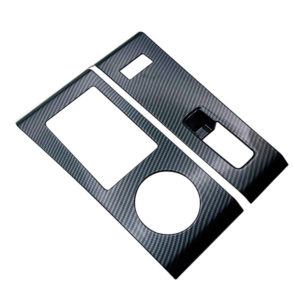 CheroCar Carbon Fiber Gear Shift Panel Trim Bezel For Dodge Challenger 2015+ – Center Console Cover