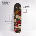 thumbnail image 3 of Modern Bouquet Skateboard Set, Acrylic Wall Art Die-Cut Easy-to-Hang Urban Inspired Art by Notoriart, 2 panel, 8" x 32", 3 of 7