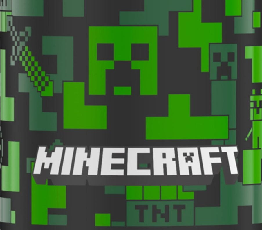 MINECRAFT – STAINLESS STEEL ICON AOP – GREEN – Kids Licensing