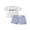 Blue-Turtle, variant on BemeyourBBs 2Pcs Toddler Baby Boy Summer Clothes Infant Baby Boys Summer Outfits Short Sleeve Sailboat Animal Embroidery T Shirt Tops and Elastic Waist Striped Pockets Shorts Set