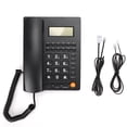 thumbnail image 1 of Teléfono Fijo Teléfono Fijo con Cable Teléfono Comercial Teléfono Fijo con Botones Grandes con Identificación de Llamadas Registro de 50 Grupos para Oficina Y Hogar, 1 of 8