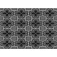 thumbnail image 1 of Ahgly Company Indoor Rectangle Patterned Charcoal Black Area Rugs, 5' x 7', 1 of 6
