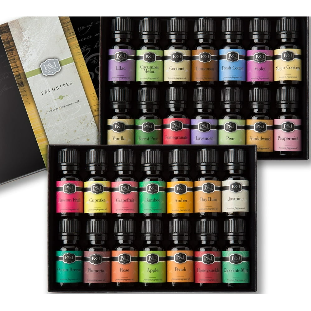 Favorites Set of 28 Fragrance Oils Premium Grade Scented Oil 10ml