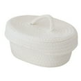 thumbnail image 4 of Cesta tejida de algodón, caja de almacenamiento de escritorio con cesta de almacenamiento de cuerda de algodón, organizador de almacenamiento de escritorio de alta capacidad, 4 of 12