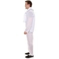 thumbnail image 4 of HPO Adult Men's Animated Movie Supervillain Costume, White Halloween Costume, 4 of 9