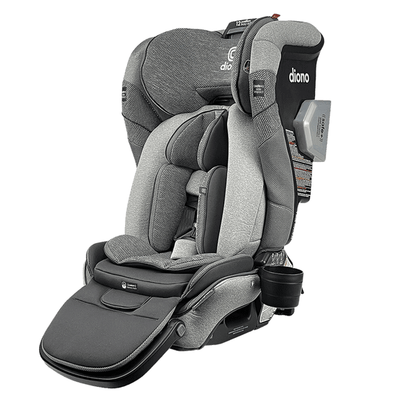 Diono Radian 3QXT+ FirstClass SafePlus All-in-One Car Seat, Slim Fit 3 Across, Gray Slate