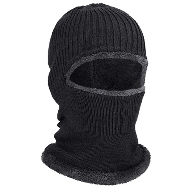 Máscara facial de punto de cara completa Máscara de esquí con forro polar de invierno para hombres Mujeres Favores de invierno MFZFUKR CPB-US-XD490-1