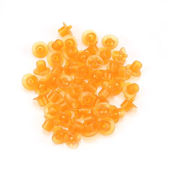 50 Pcs Tasses d'Élevage de Reines Apiculture Équipement Apiculteur Orange
