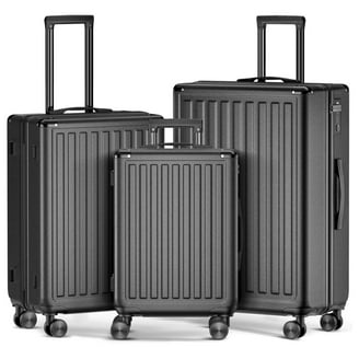 Ginza Travel Lightweight 3 Piece Hard Shell Luggage Set with