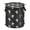 Bird Head Icons, variant on Pop-Up Collapsible Laundry Hamper With Zippered Lid Dual Handles 50L Purple