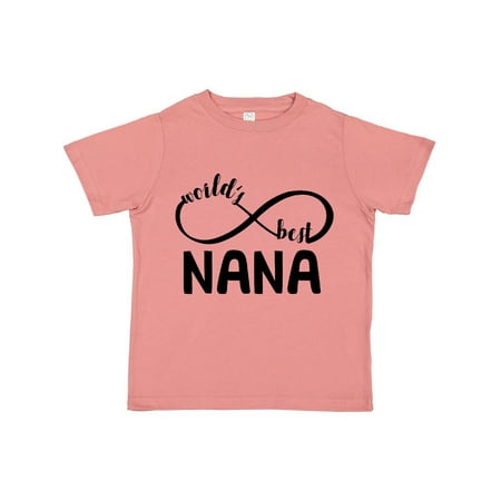 

Inktastic Gift for Nana Infinity World s Best Gift Toddler Toddler Girl T-Shirt