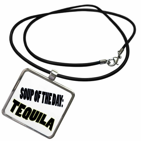 Herradura Silver Tequila - 3dRose Soup of the day Tequila. - Necklace with Pendant (ncl_282836_1)