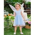 thumbnail image 4 of Arshiner Toddler Tutu Dress Girls Rainbow Tulle Dresses Ruffle Tiered Swing Twirly Summer Sundress, 4 of 6
