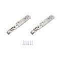 thumbnail image 1 of Soporte de estante plegable de tres pliegues, 2 uds., montaje en pared, soporte cargado por resorte, bisagra plegable de alta resistencia Herramientas y ferretería Acero inoxidable 14 pulgadas Riwesomey WJ3901-12B, 1 of 6