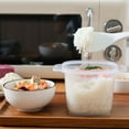 thumbnail image 5 of Microwave Oven Rice Cooker Multifunctional Steamer Soup Cooking Bento Lunch Box, 5 of 8