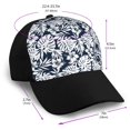thumbnail image 2 of Naloa Hawaiian Style Adult adjustable Print Baseball Hat, Patchwork curved brim baseball capfor Men and Women, One Size, 2 of 5