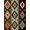 Brown, Pattern 8, variant on ODIKA 4' x 6' Machine Washable Non-Slip Area Rug, aztec geometric High Traffic Rug, Black, 1255675