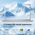 thumbnail image 3 of Restored Akocrsiy 17.3" Windows 11 Laptop, DDR4 8GB RAM 256GB SSD, AMD 3020e (up to 2.6GHz) with Office 2024, 1600*900 Screen Display WiFi5 BT5.0 for Business and Student (Refurbished), 3 of 12