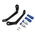 thumbnail image 1 of 2Pcs Motorcycle Brake Clutch Lever Guard Protector Aluminum Alloy ATV Handlebar Handguards Blue, 1 of 4