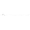 thumbnail image 1 of 14K White Gold 0.9Mm Diamond-cut Classic Cable Chain, Spring Ring Clasp 16", 1 of 1