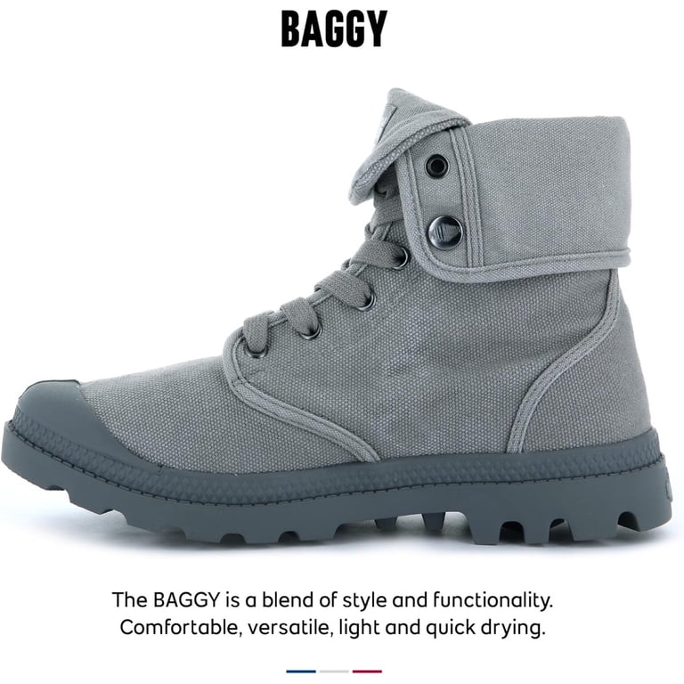 Palladium Mens Baggy Round Toe Lace Up Ankle Boots - Walmart.com display picture 1