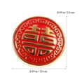 thumbnail image 2 of FONDOTIN 1Pc Copper Brooch Scarf Adornments Chinese Style Groom Best Man Accessory, 2 of 6