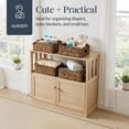 thumbnail image 6 of Best Choice Products 9x12 Scalloped Shelf Baskets, Woven Storage Bins, 4 Pack - Chestnut, 6 of 8