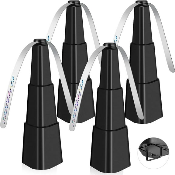 Fly Fans for Tables 4 Pack - Fly Repellent for Outdoor Indoor Meal - Portable Automatic Picnic Table Food Fly Fans -Fly repellent Fans Spinner for Restaurant, Party, Home