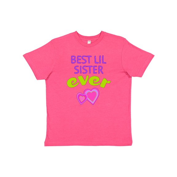 Inktastic Best Lil Sister Ever Youth T-Shirt