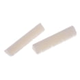 thumbnail image 3 of 3x Cattle Bone Slotted Nuts Carved for 4-String Guitar Replacement Parts, 3 of 6