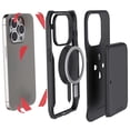 thumbnail image 3 of Funda GHOSTEK Exec para iPhone 15 PRO Negra con Porta tarjetas, 3 of 8