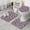 Pink And Black-2, variant on Pink and Black Of Leopard Print Bathroom Rugs Sets 3 Piece,Toilet Cover Set,Absorbent Non Slip Bathroom Mats Sets with U-Shaped Contour Rug Toilet Rug Set