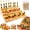 5-Tier, variant on Bamboo Skewer Holder, 6-Tier Skewer Holder Food Display with 100 Heart-Shaped Skewers, Wooden Buffet Pick Stand for Fruit, Veggie, Meat, Cheese, Perfect for Party, Wedding & Catering (5-Tier)
