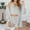 Grey, variant on Women Winter Fashion Warm Three Suit Soft Warm Flannel Shorts Pajamas Set Cute Beard Hooded Coat Sleepwear Suit Womens Full Coverage Swimsuit Swimming Short for Women Foxy Swimsuits for Women Short