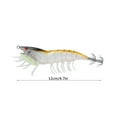 thumbnail image 4 of Fishing Tackle Baits, Luminous Rough  2 Layer Hooks Lifelike Fishing Tackle Lure Shrimp Head Artificial  For Night Use 001#, 4 of 8
