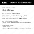 thumbnail image 2 of MAX Advanced Brakes - Brake Kit For 2006-2023 Dodge Charger(325mm Dia Front Rotor, 3.6 Engine)| Carbon Ceramic Brake Pad and Rotor Kit Front and Rear| Daily Driving Geomet Coated Brake Rotors, 2 of 9